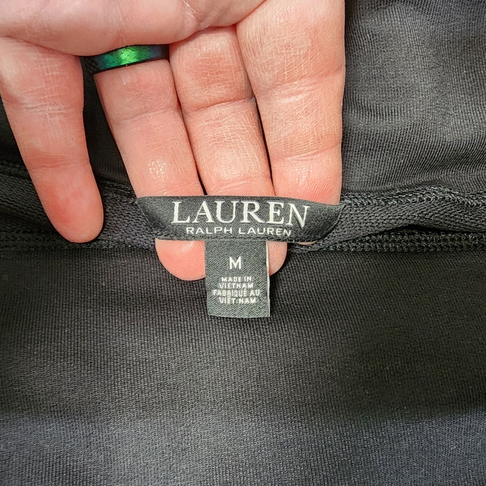 Lauren Ralph Lauren Black Sport Leggings Women's Size M - Picture 7 of 10